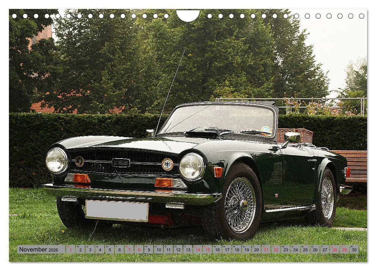 Bild: 9783516039382 | Oben ohne Oldtimer (Wandkalender 2026 DIN A4 quer), CALVENDO...