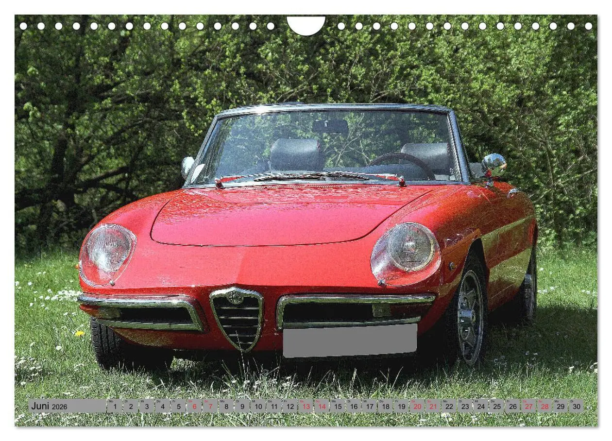 Bild: 9783516039382 | Oben ohne Oldtimer (Wandkalender 2026 DIN A4 quer), CALVENDO...