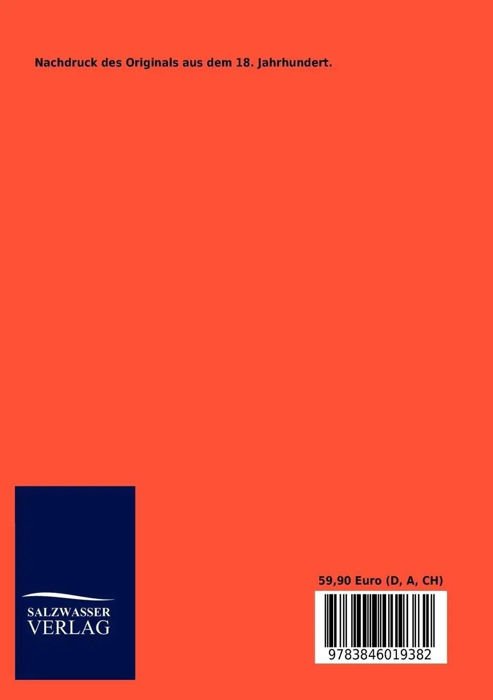 Rückseite: 9783846019382 | Tägliches Handbuch in guten und bösen Tagen | Johann Friedrich Stark