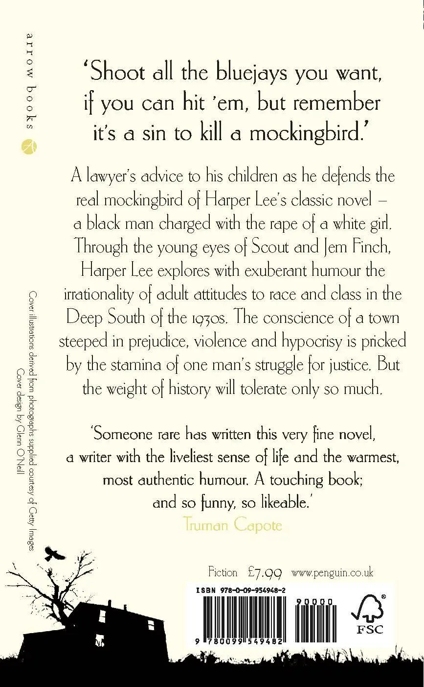 Rückseite: 9780099549482 | To Kill a Mockingbird. 60th Anniversary Edition | Harper Lee | Buch