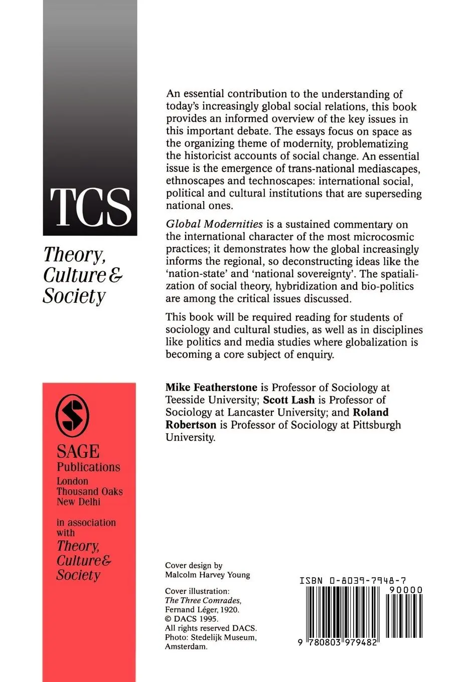 Rückseite: 9780803979482 | Global Modernities | Mike Featherstone (u. a.) | Taschenbuch | 2001