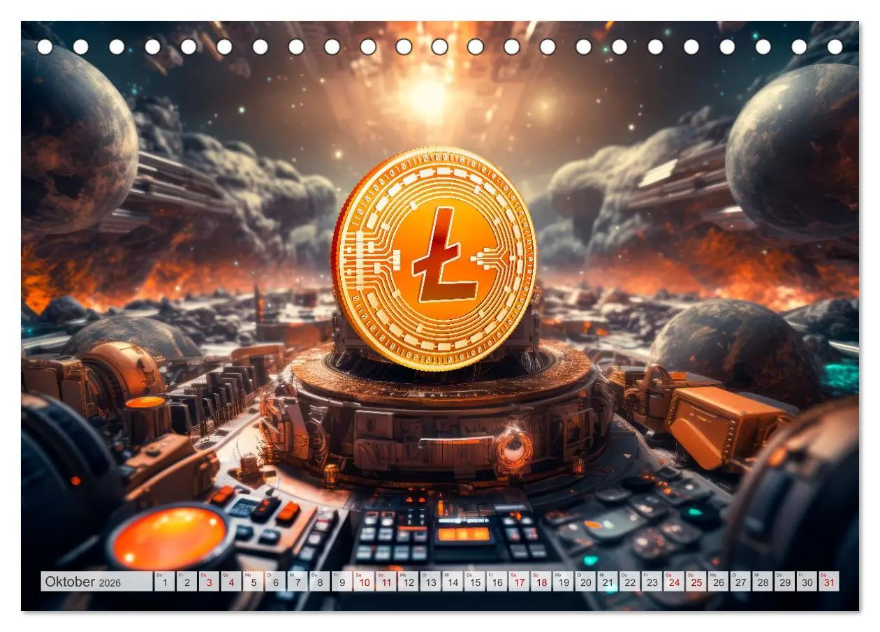 Bild: 9783457489482 | Krypto und Blockchain (Tischkalender 2026 DIN A5 quer), CALVENDO...