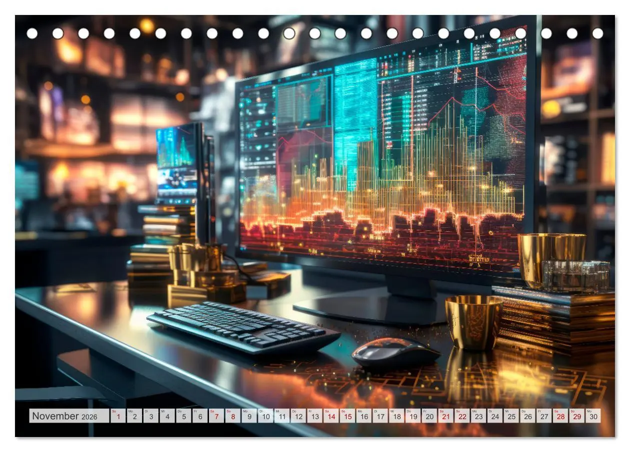 Bild: 9783457489482 | Krypto und Blockchain (Tischkalender 2026 DIN A5 quer), CALVENDO...