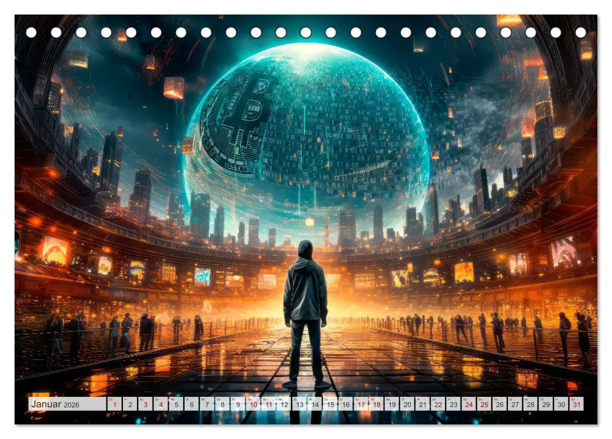 Bild: 9783457489482 | Krypto und Blockchain (Tischkalender 2026 DIN A5 quer), CALVENDO...