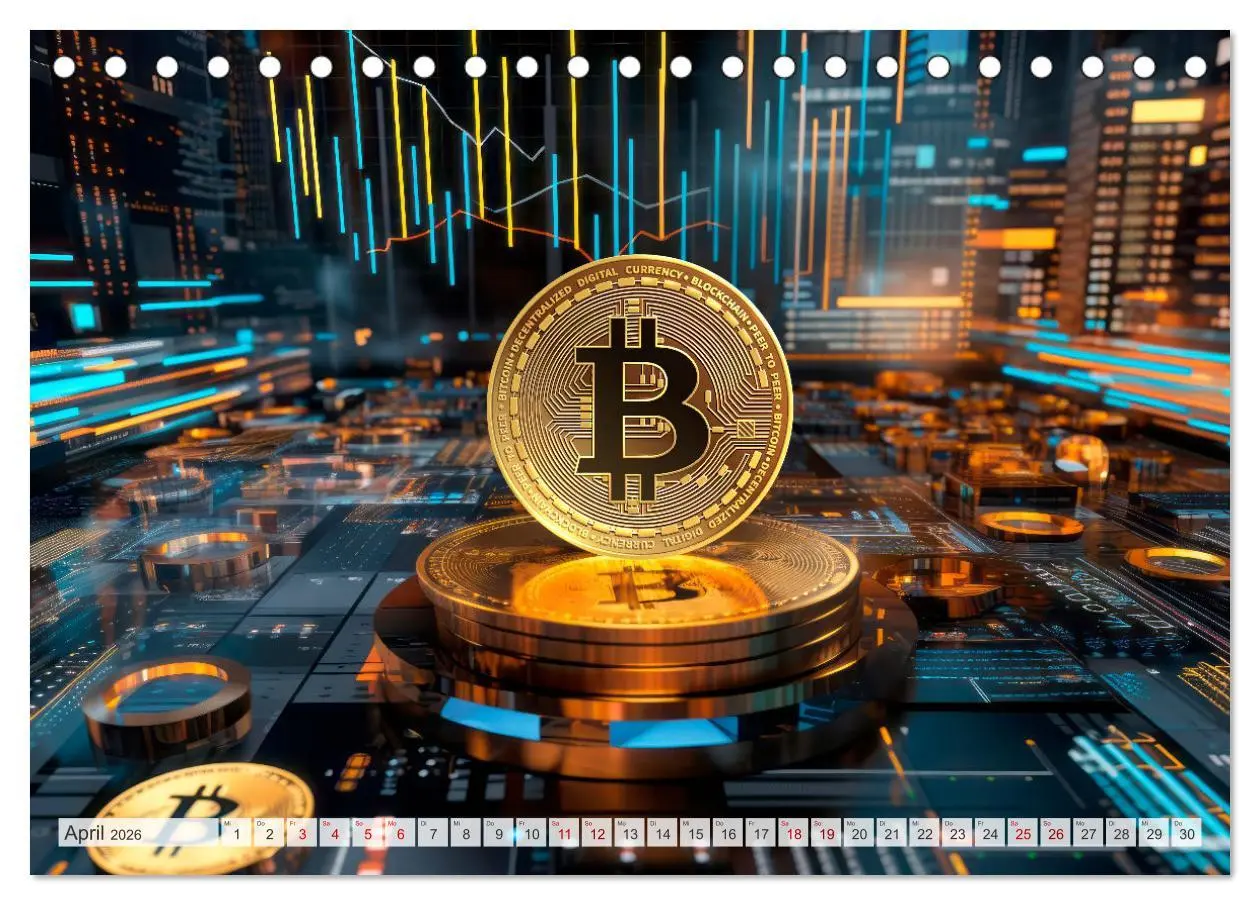 Bild: 9783457489482 | Krypto und Blockchain (Tischkalender 2026 DIN A5 quer), CALVENDO...