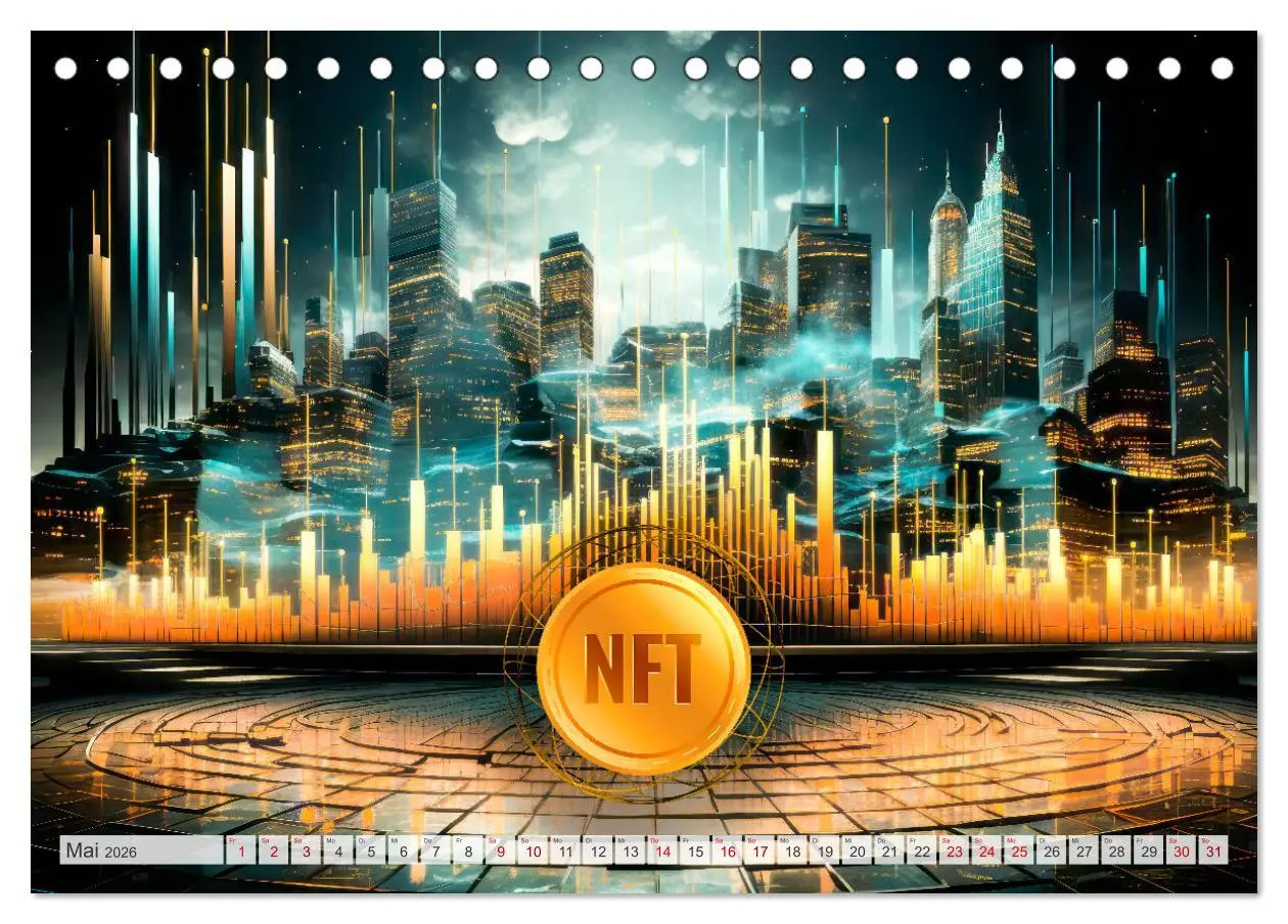 Bild: 9783457489482 | Krypto und Blockchain (Tischkalender 2026 DIN A5 quer), CALVENDO...
