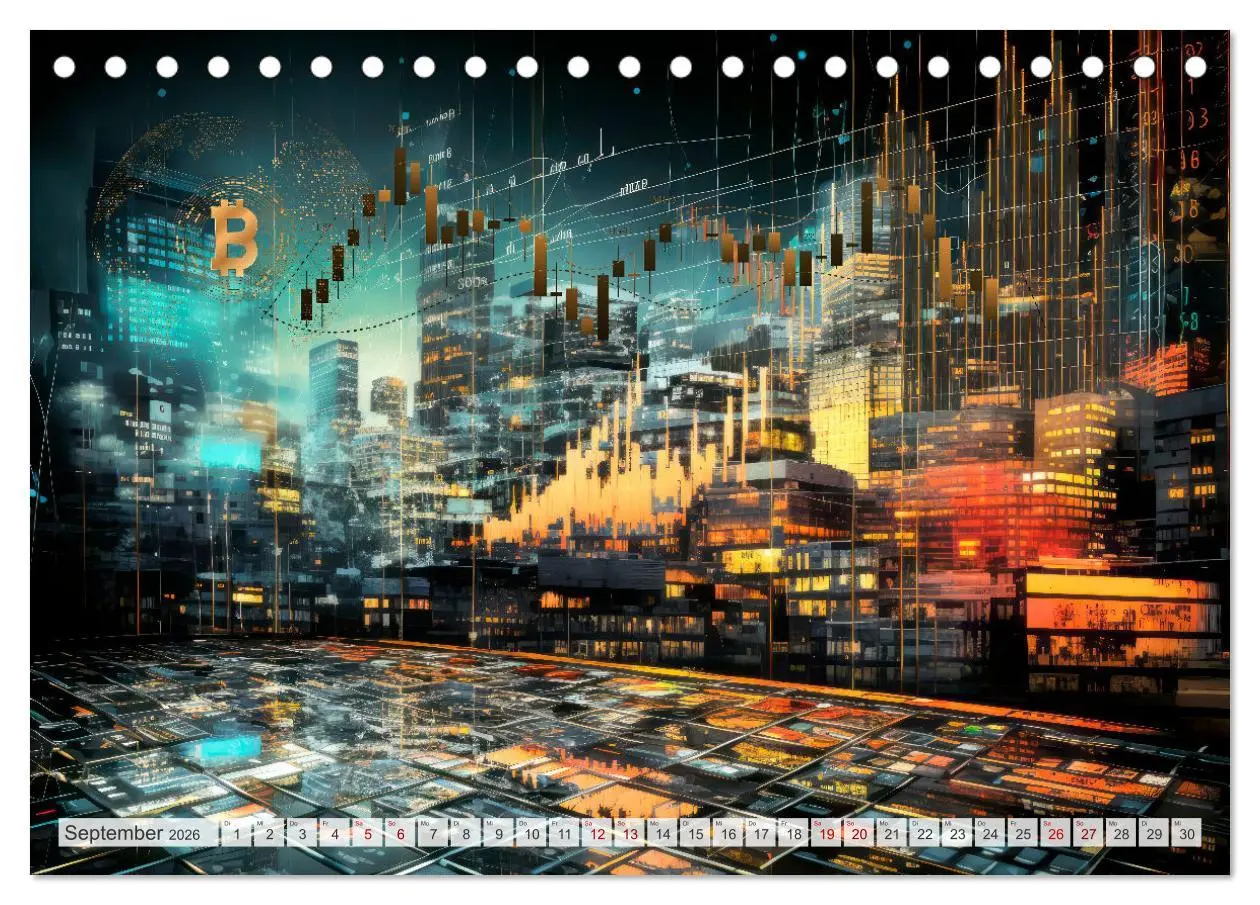 Bild: 9783457489482 | Krypto und Blockchain (Tischkalender 2026 DIN A5 quer), CALVENDO...