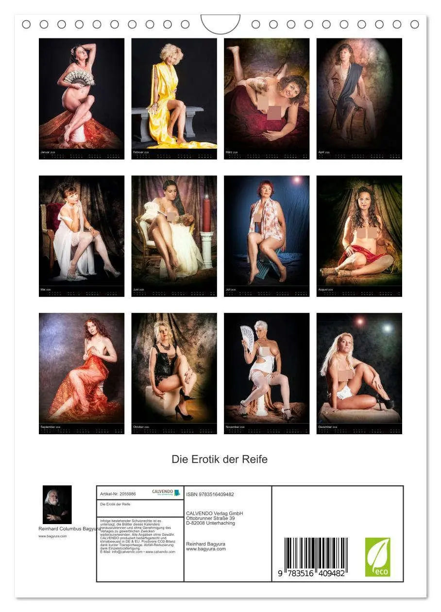 Bild: 9783516409482 | Die Erotik der Reife (Wandkalender 2026 DIN A4 hoch), CALVENDO...