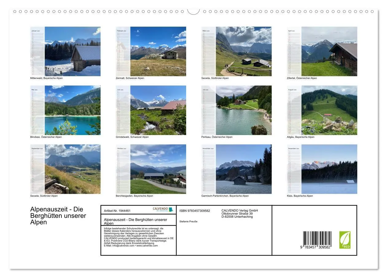 Bild: 9783457309582 | Alpenauszeit - Die Berghütten unserer Alpen (hochwertiger Premium...