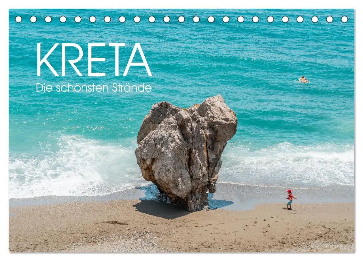 Cover: 9783457549582 | Kreta - Die schönsten Strände (Tischkalender 2026 DIN A5 quer),...