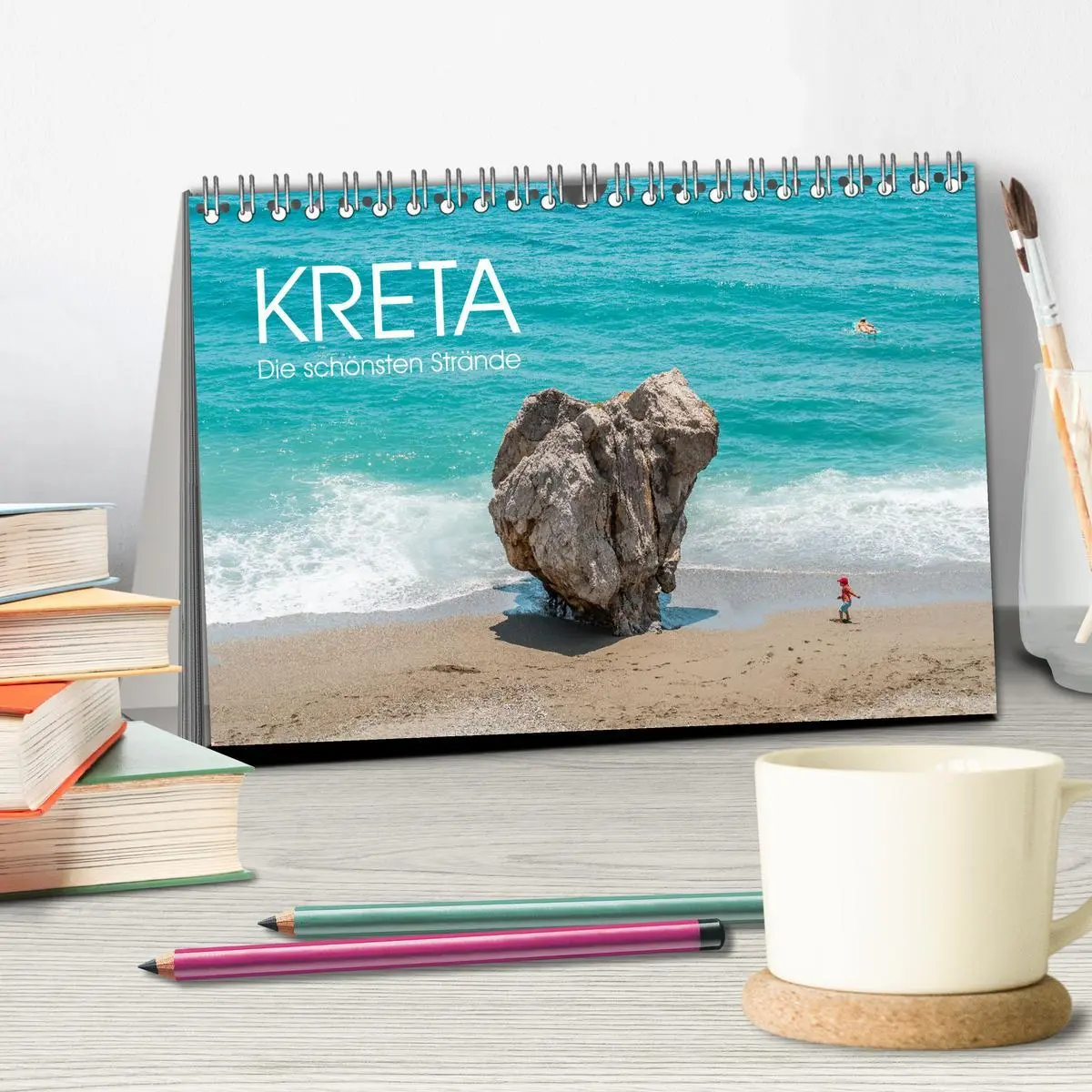 Bild: 9783457549582 | Kreta - Die schönsten Strände (Tischkalender 2026 DIN A5 quer),...