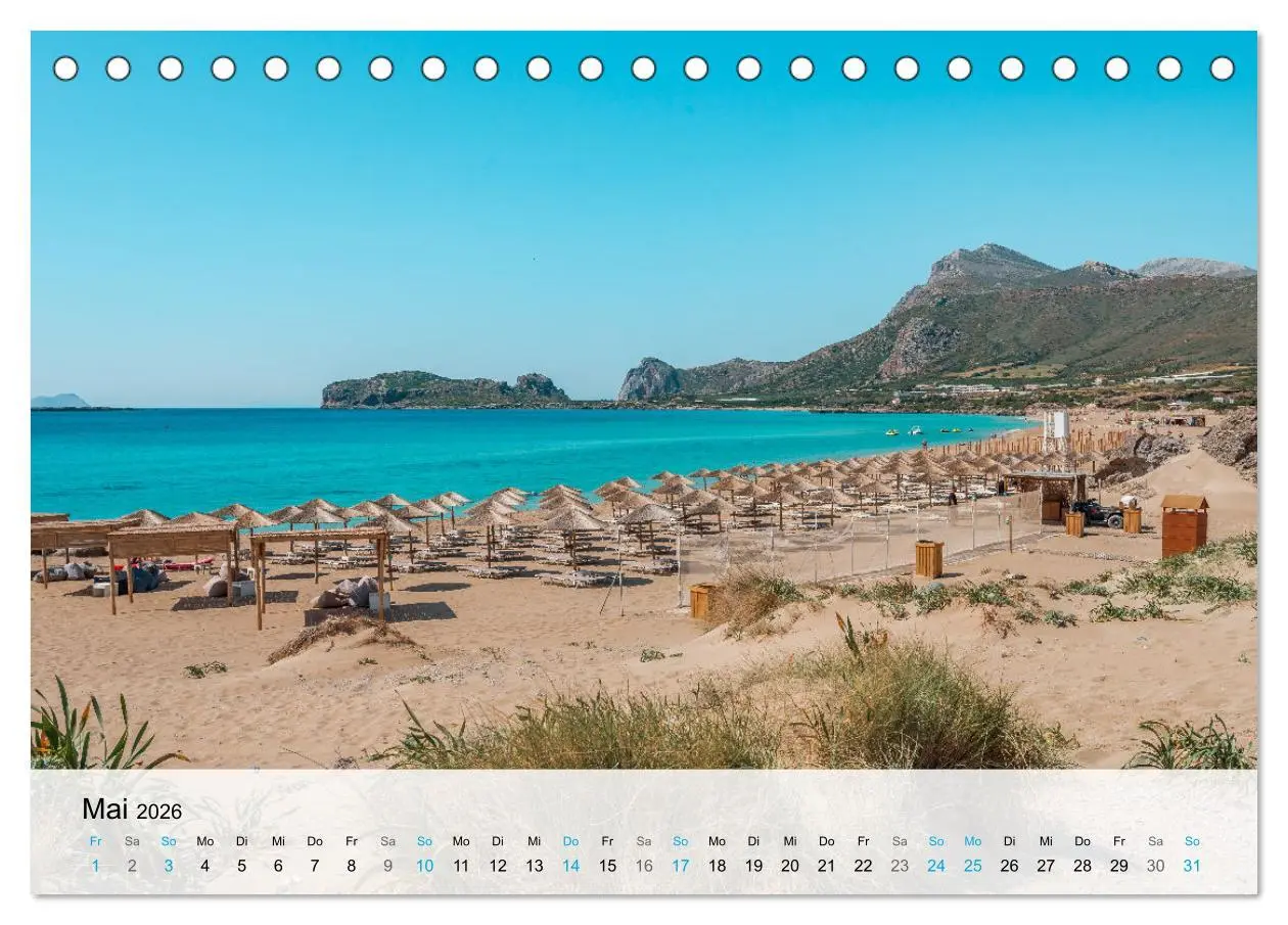Bild: 9783457549582 | Kreta - Die schönsten Strände (Tischkalender 2026 DIN A5 quer),...