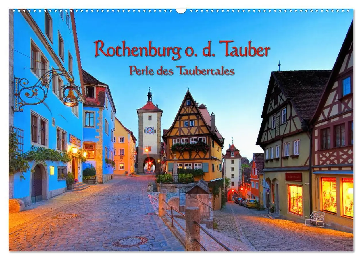 Cover: 9783457929582 | Rothenburg o. d. Tauber - Perle des Taubertales (Wandkalender 2026...