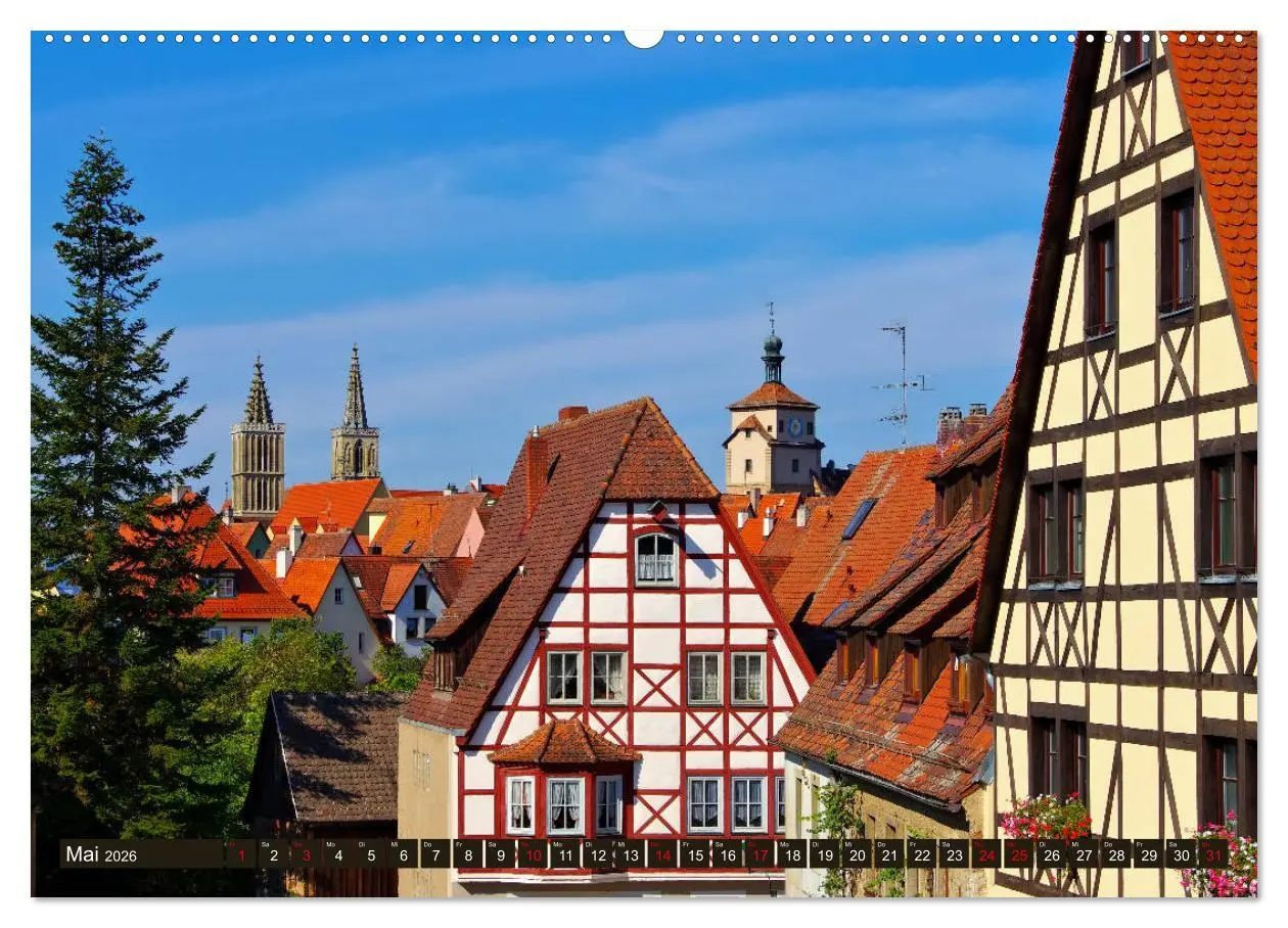 Bild: 9783457929582 | Rothenburg o. d. Tauber - Perle des Taubertales (Wandkalender 2026...