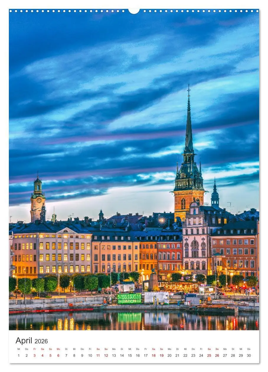 Bild: 9783516329582 | Traumparadies Schweden (Wandkalender 2026 DIN A2 hoch), CALVENDO...
