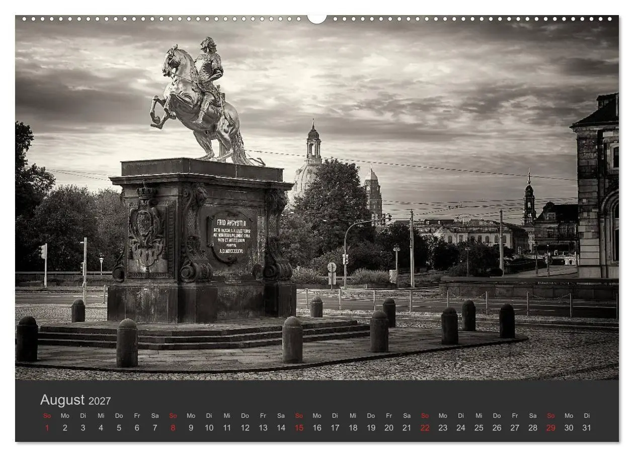 Bild: 9783594169582 | Dresden Schwarz Weiss 2027 (Wandkalender 2027 DIN A2 quer),...