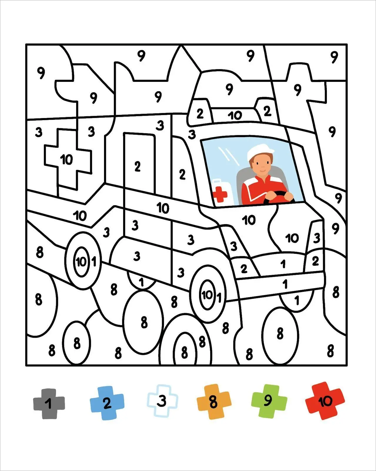 Bild: 9783845869582 | Malen nach Zahlen Mini - Fahrzeuge | Corina Beurenmeister | Buch