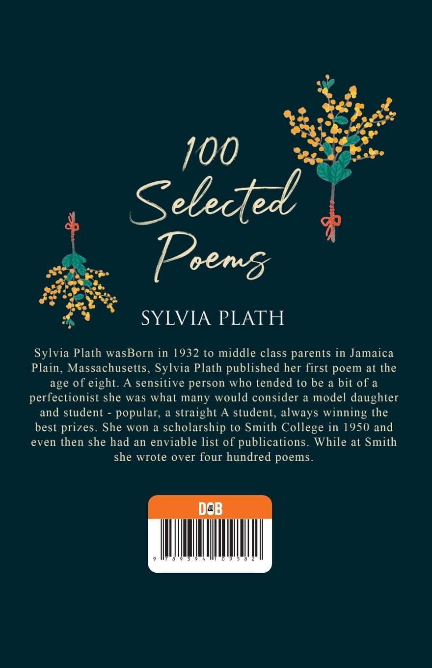 Rückseite: 9789394109582 | 100 Selected Poems, Sylvia Plath | Sylvia Plath | Taschenbuch | 2022