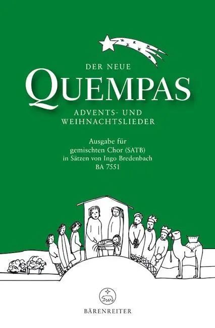 Cover: 9790006529582 | Der neue Quempas - Chor (SATB) | Ingo Bredenbach | Broschüre | 45 S.