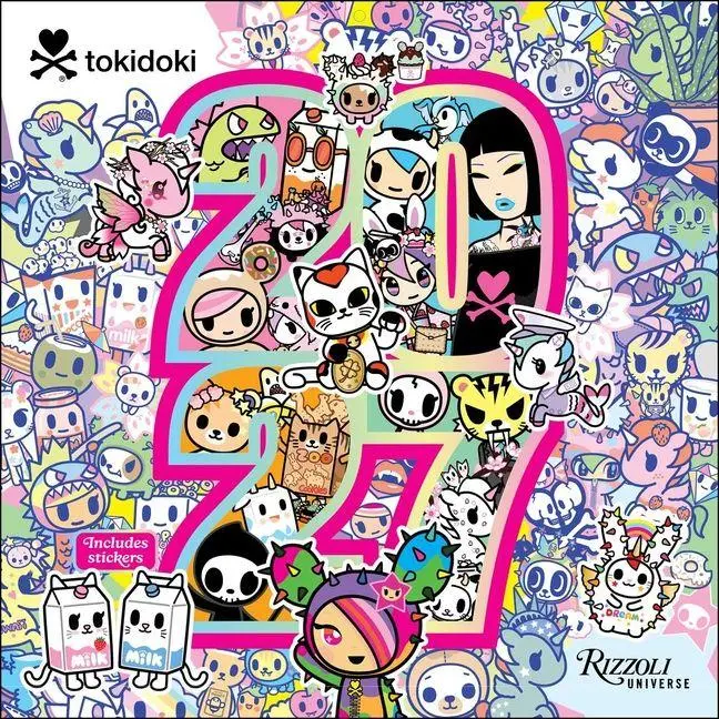 Cover: 9780789349682 | Tokidoki 2027 Wall Calendar (Includes Stickers) | Simone Legno | 2027