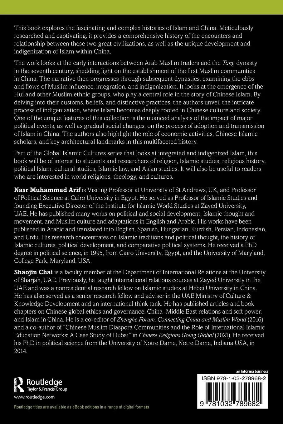 Rückseite: 9781032789682 | Chinese Islam | Models of Interaction with State and Society | Buch