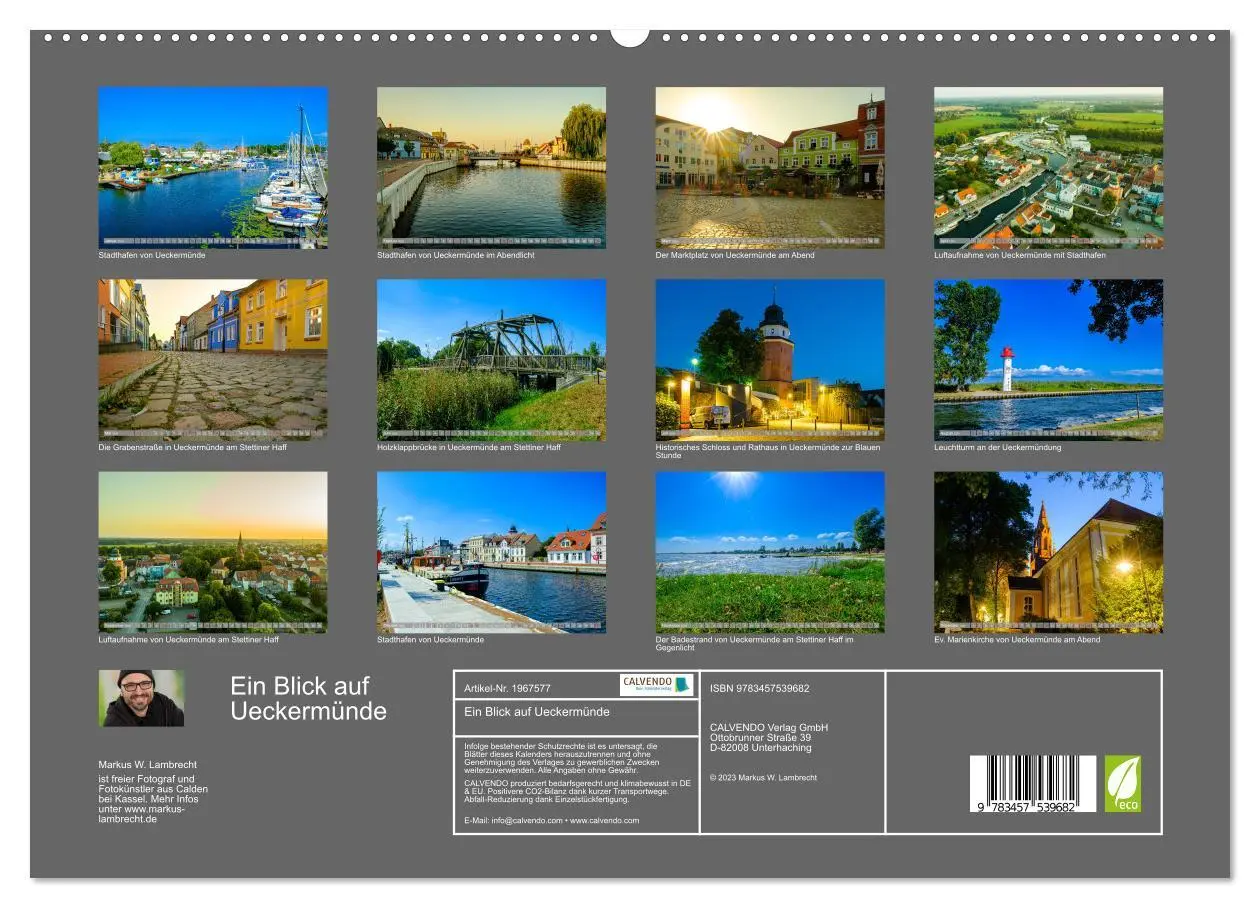 Bild: 9783457539682 | Ein Blick auf Ueckermünde (hochwertiger Premium Wandkalender 2026...