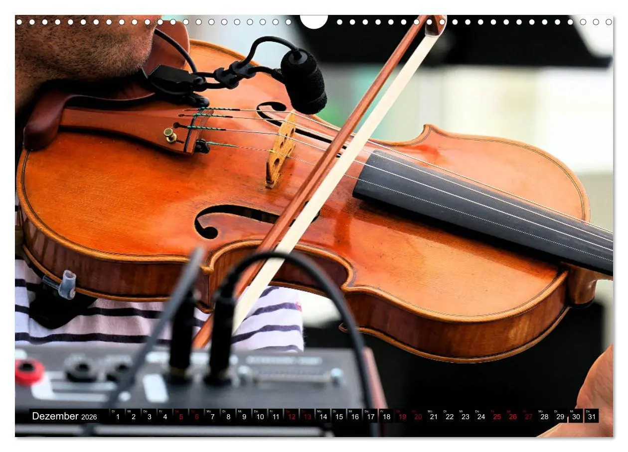 Bild: 9783457779682 | Jazz pur (Wandkalender 2026 DIN A3 quer), CALVENDO Monatskalender