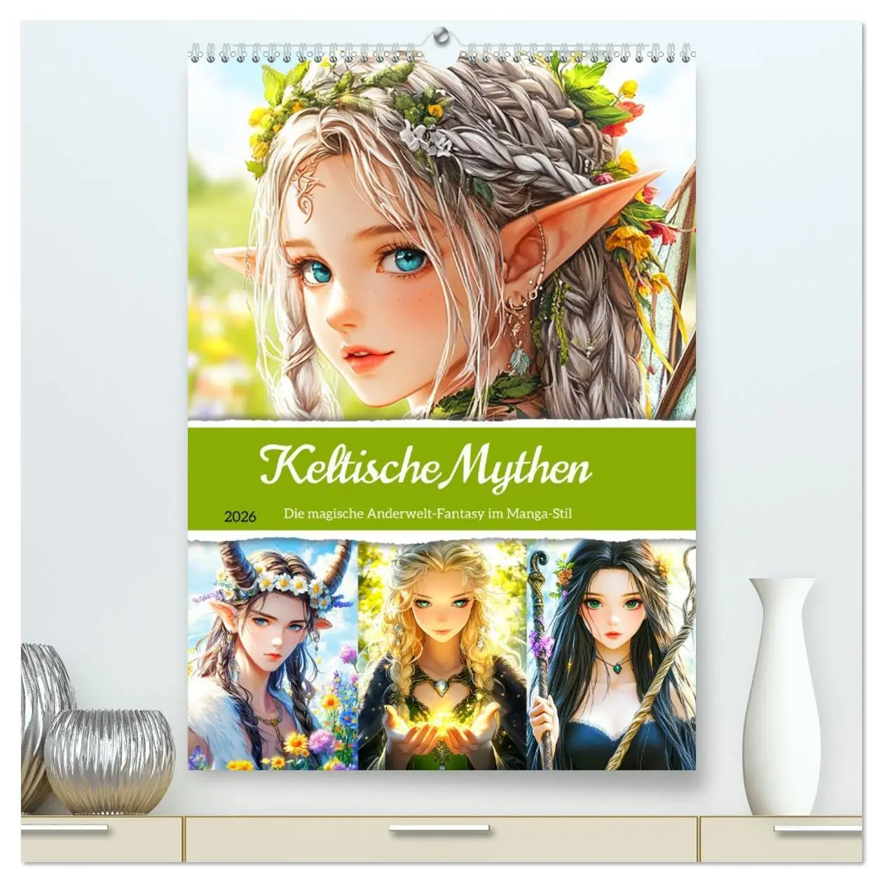 Cover: 9783516249682 | Keltische Mythen. Die magische Anderwelt-Fantasy im Manga-Stil...