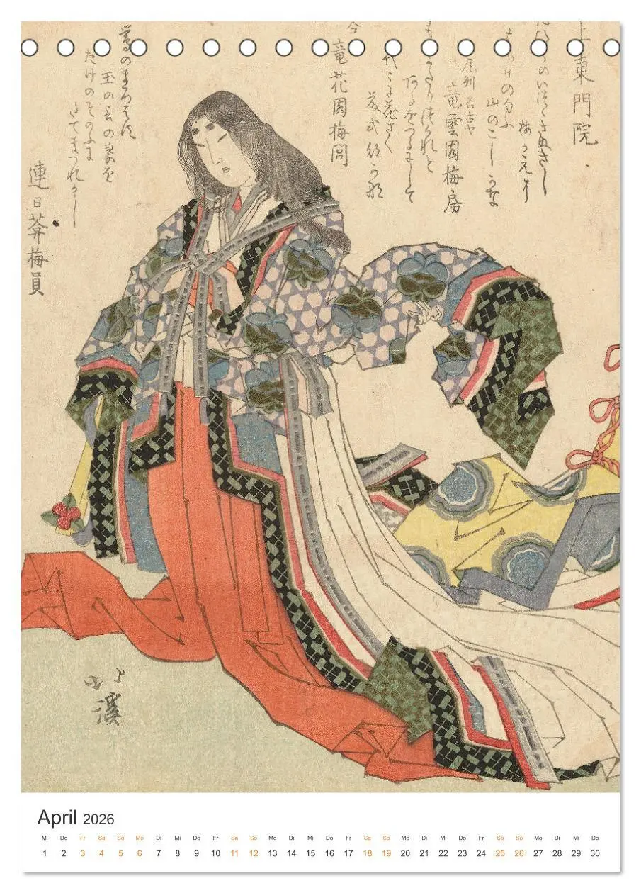 Bild: 9783516319682 | Kimonos und Karpfenmuster (Tischkalender 2026 DIN A5 hoch),...