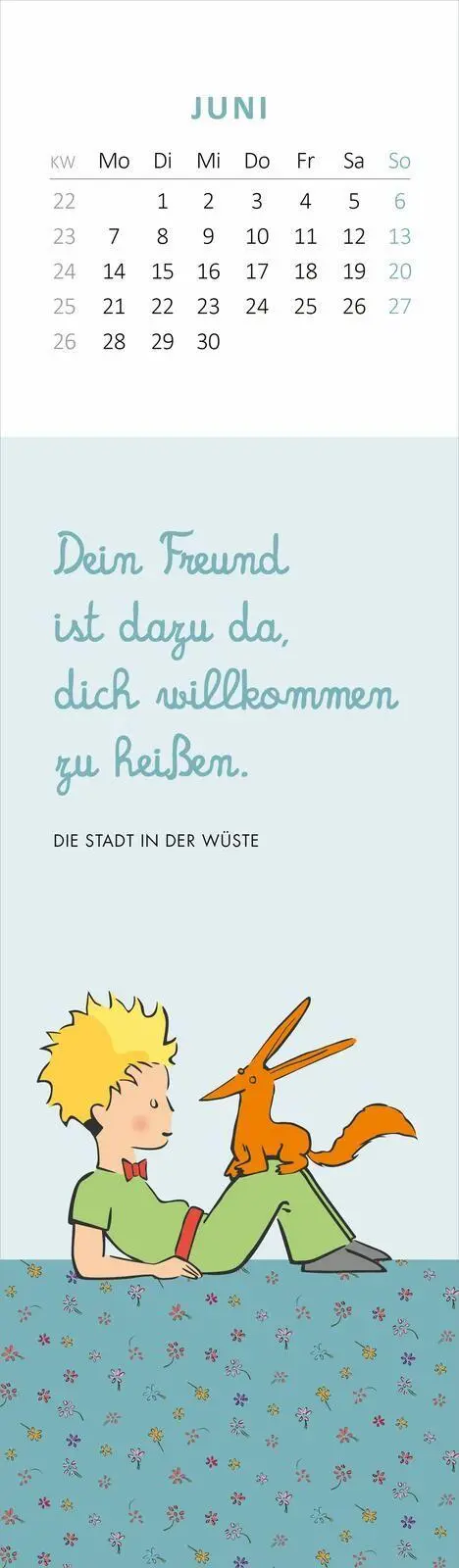 Bild: 4014489139782 | Lesezeichenkalender Man sieht nur mit dem Herzen gut 2027 | Kalender