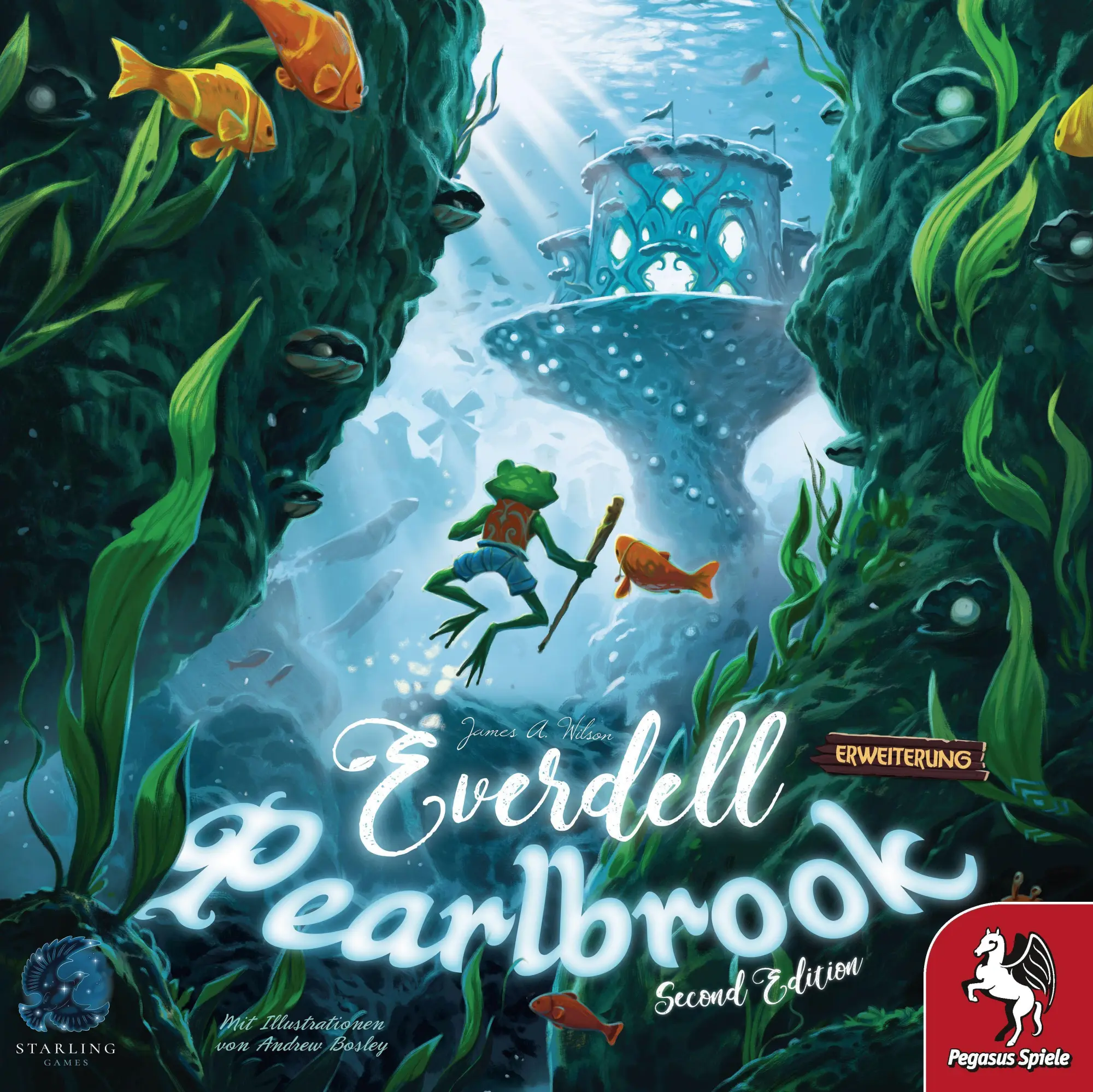 Cover: 4250231729782 | Everdell: Pearlbrook, 2. Edition (deutsche Ausgabe) | James A. Wilson