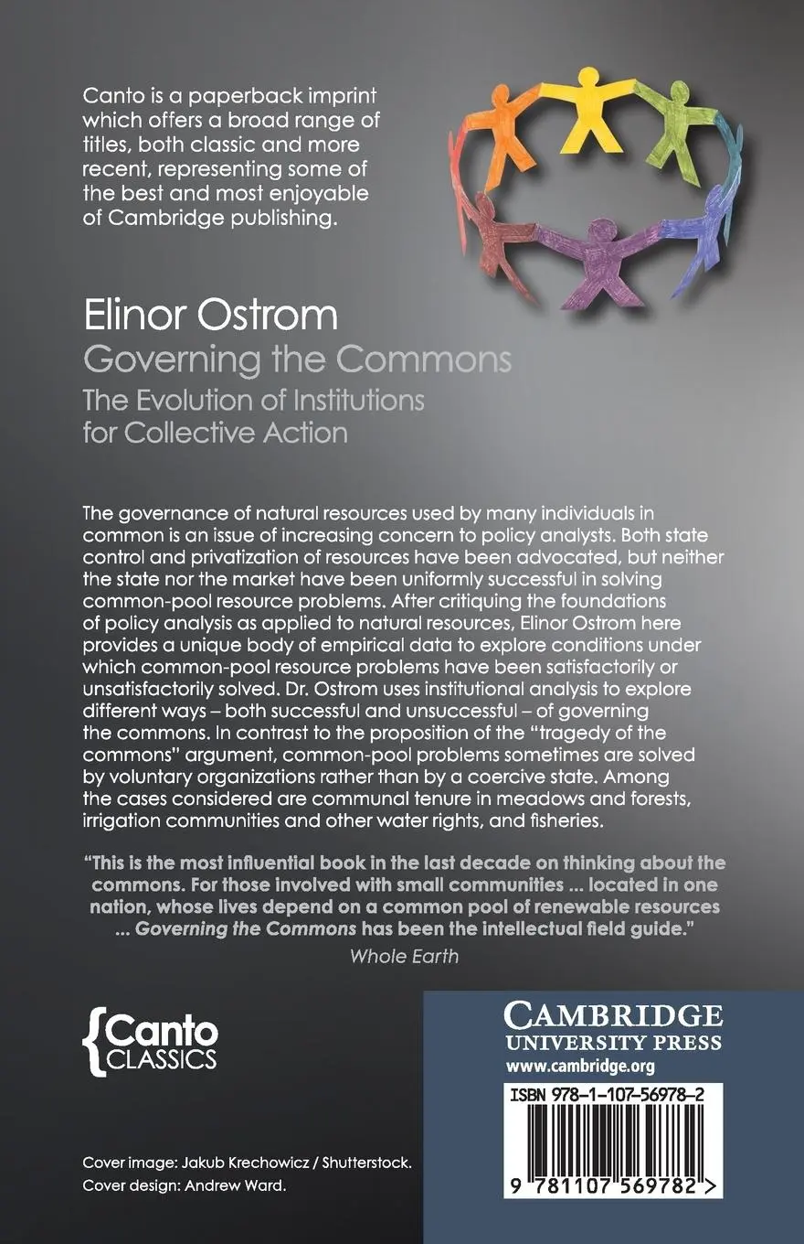 Rückseite: 9781107569782 | Governing the Commons | Elinor Ostrom | Taschenbuch | Englisch | 2015