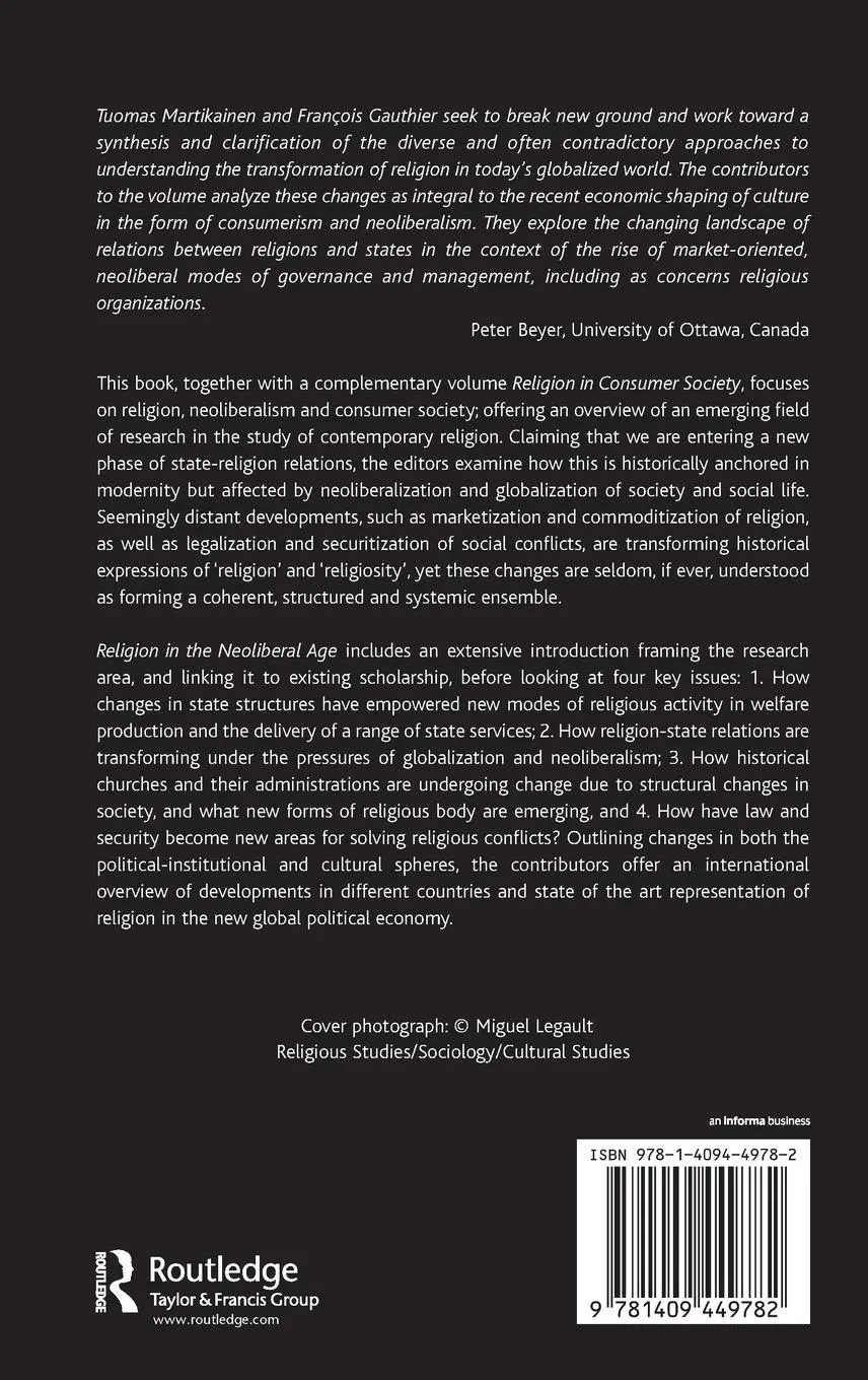 Rückseite: 9781409449782 | Religion in the Neoliberal Age | François Gauthier | Buch | Englisch