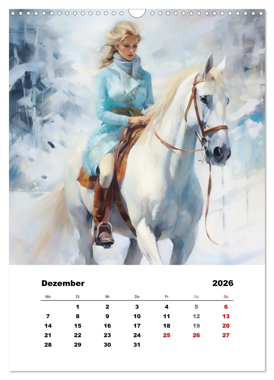 Bild: 9783516309782 | Hoch zu Ross. Mit Reiter-Aquarellen durch die Jahreszeiten...