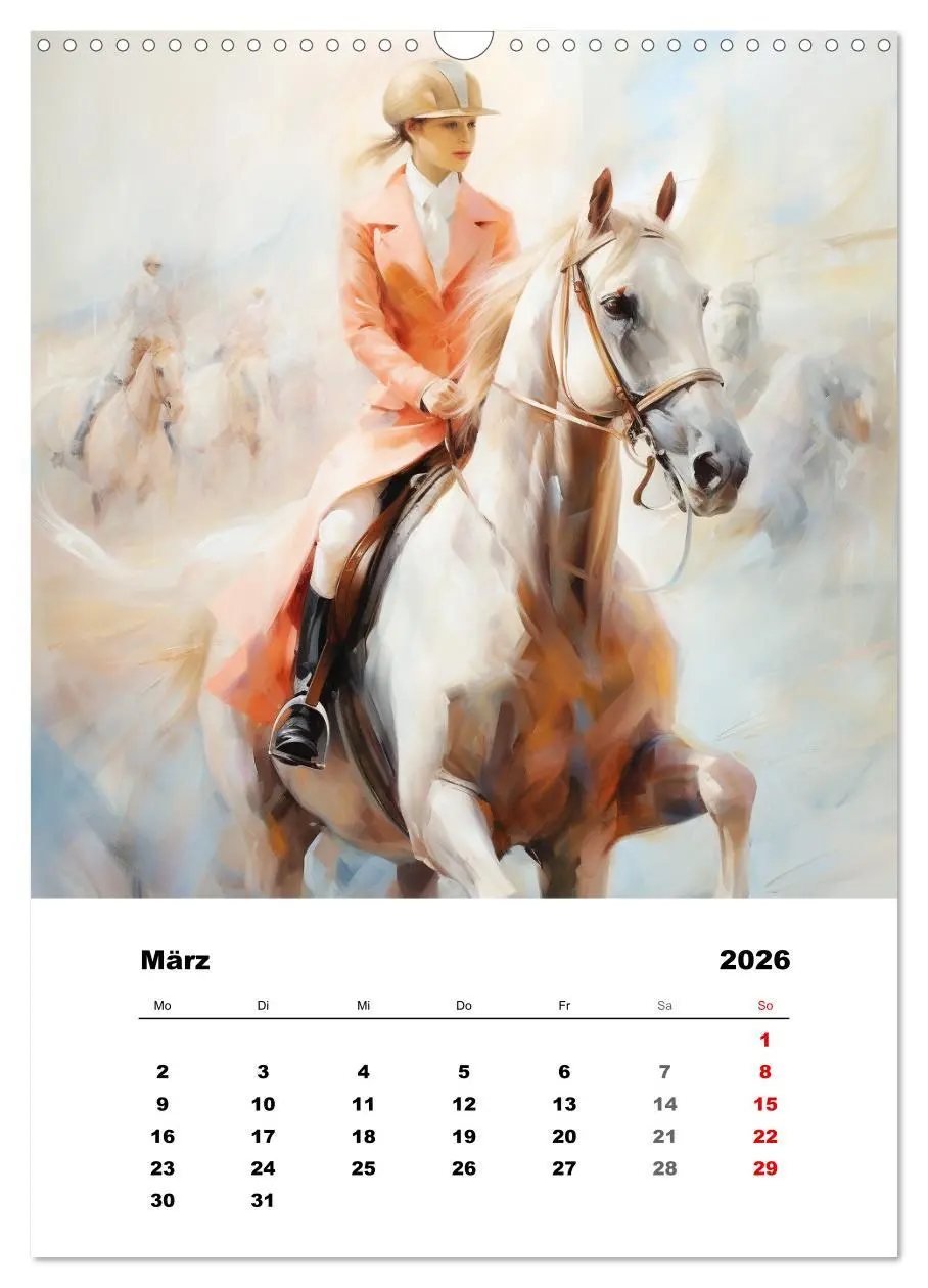 Bild: 9783516309782 | Hoch zu Ross. Mit Reiter-Aquarellen durch die Jahreszeiten...