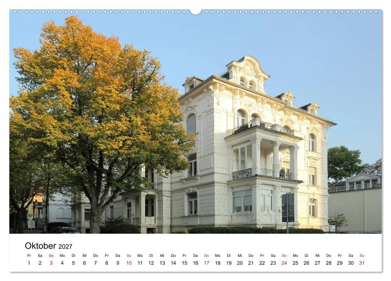 Bild: 9783569569782 | Wiesbaden - Stadt der Villen (Wandkalender 2027 DIN A2 quer),...