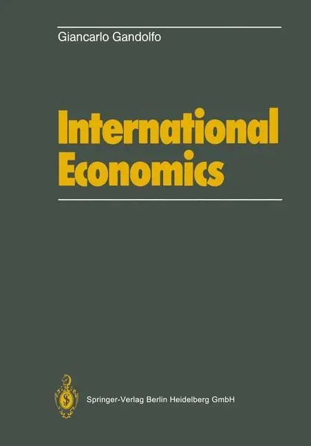 Cover: 9783662079782 | International Economics | G. Gandolfo | Taschenbuch | Paperback | xxvi