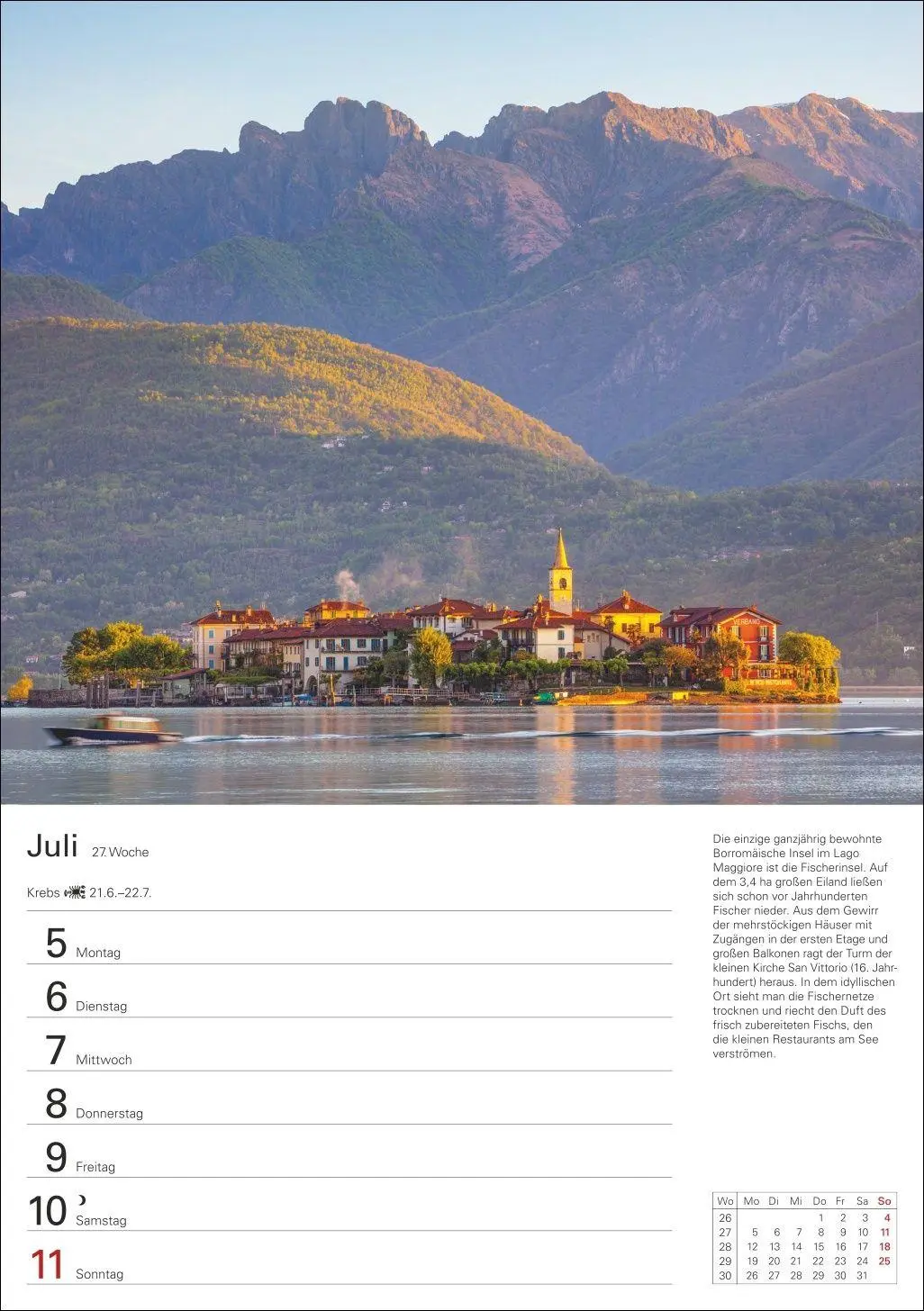 Bild: 9783840039782 | Italien Wochenplaner 2027 - Eine Reise in 53 Bildern | Schnober-Sen