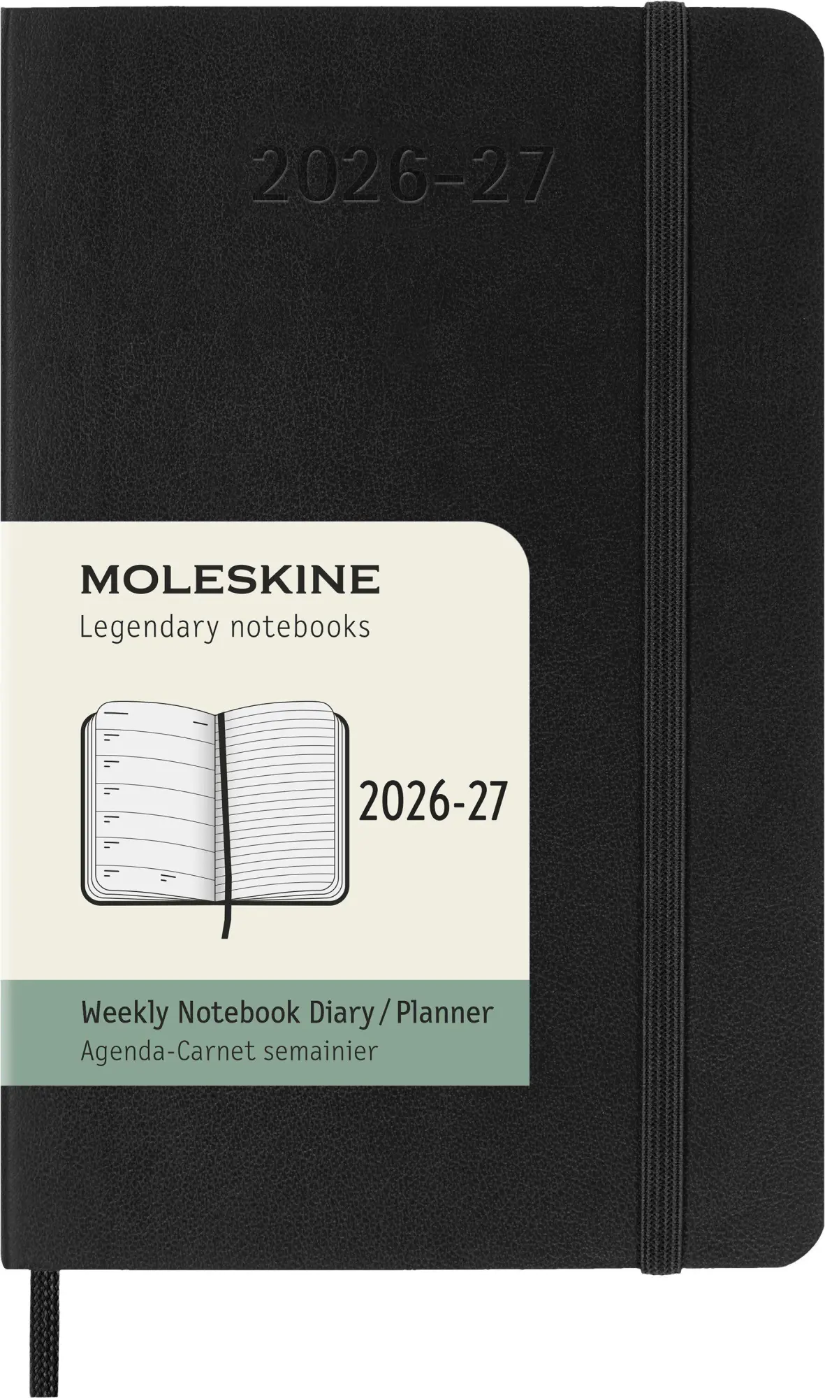 Cover: 8056999279882 | Moleskine 18 Monate Wochenkalender 2026/2027, P/A6, 1 Wo = 1 Seite,...
