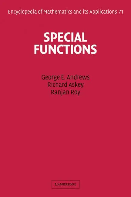 Cover: 9780521789882 | Special Functions | George E. Andrews (u. a.) | Taschenbuch | Englisch