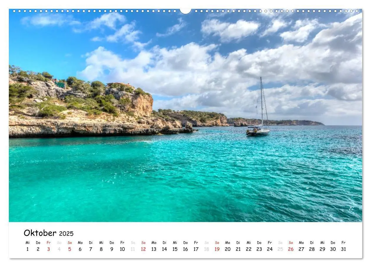 Bild: 9783435599882 | Wildes und romantisches Mallorca (hochwertiger Premium Wandkalender...