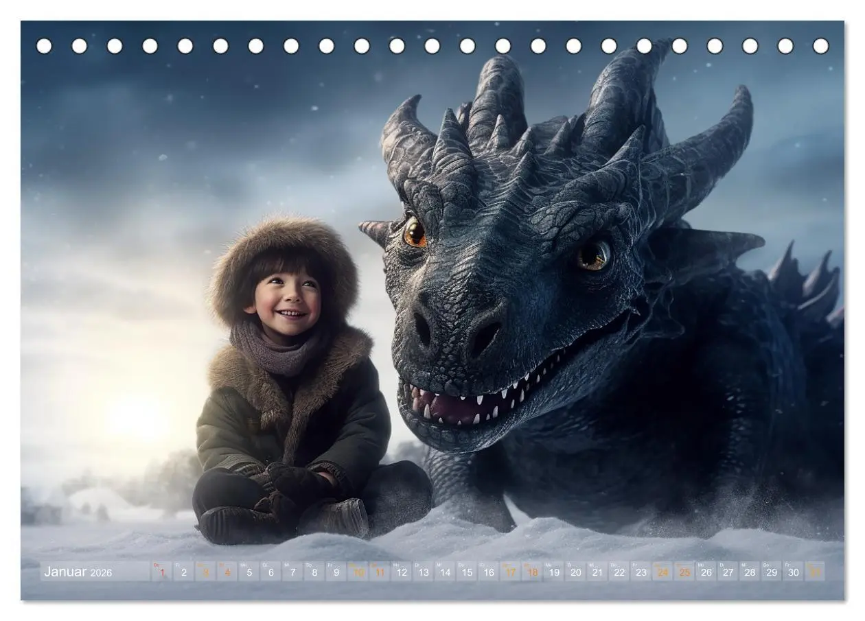 Bild: 9783457519882 | Drachenzeit . . nicht nur für Kinder (Tischkalender 2026 DIN A5...