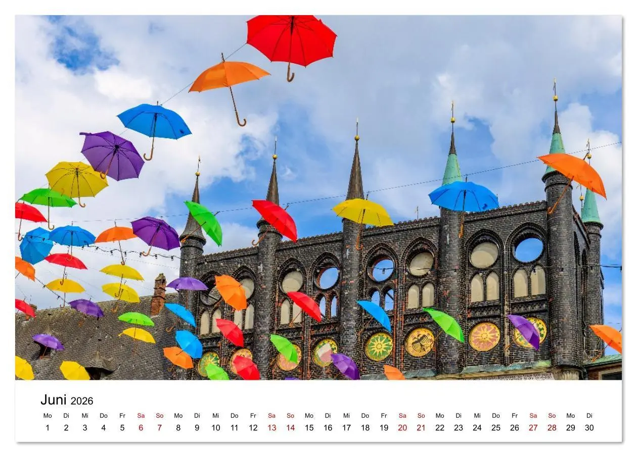 Bild: 9783516609882 | Lübeck - Im Licht der Zeit (Tischkalender 2026 DIN A5 quer),...