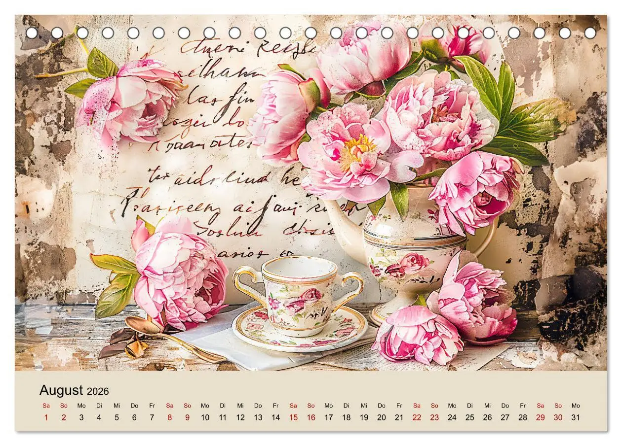 Bild: 9783457369982 | Shabby Chic Romantik - Vintage Tassen, Blumen und nostalgische...