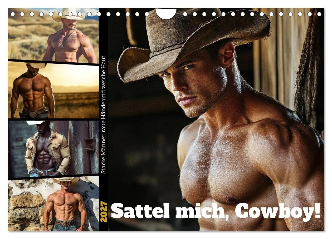 Cover: 9783516909982 | Sattel mich, Cowboy! (Wandkalender 2027 DIN A4 quer), CALVENDO...
