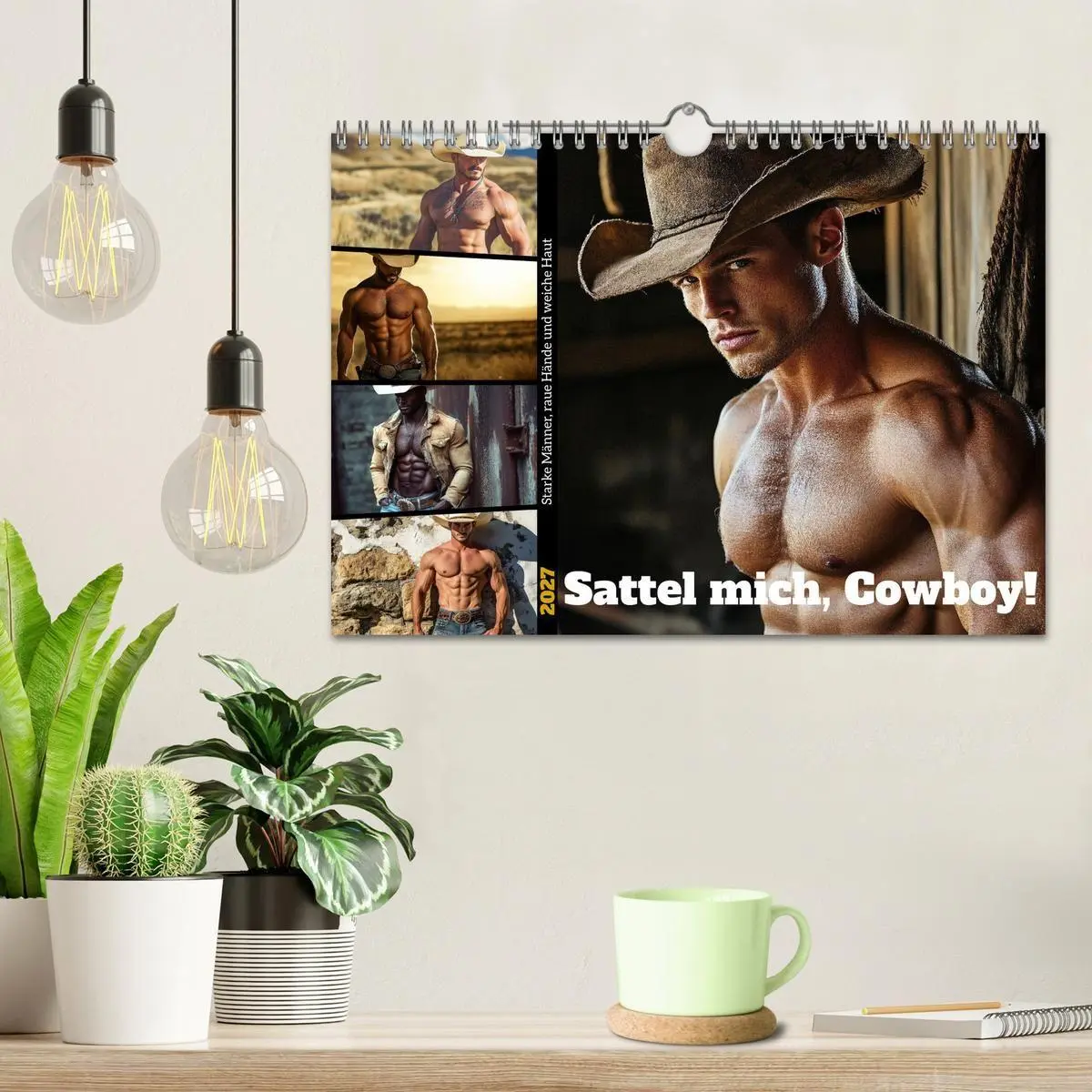 Bild: 9783516909982 | Sattel mich, Cowboy! (Wandkalender 2027 DIN A4 quer), CALVENDO...