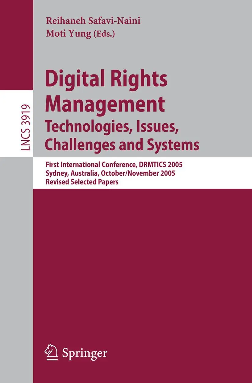 Cover: 9783540359982 | Digital Rights Management | Moti Yung (u. a.) | Taschenbuch | xii