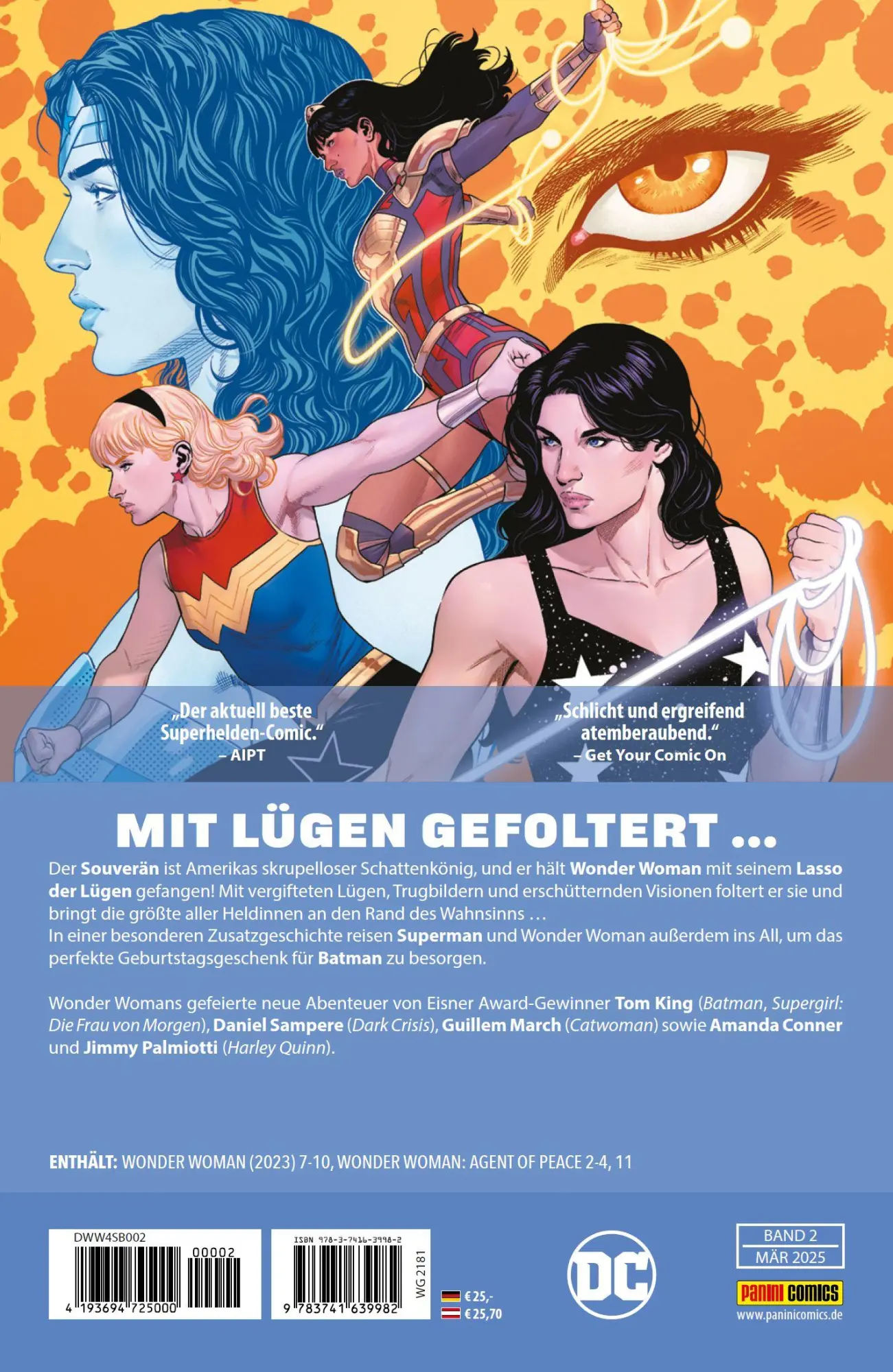 Rückseite: 9783741639982 | Wonder Woman | Bd. 2 (4. Serie): Das Lasso der Lügen | King (u. a.)