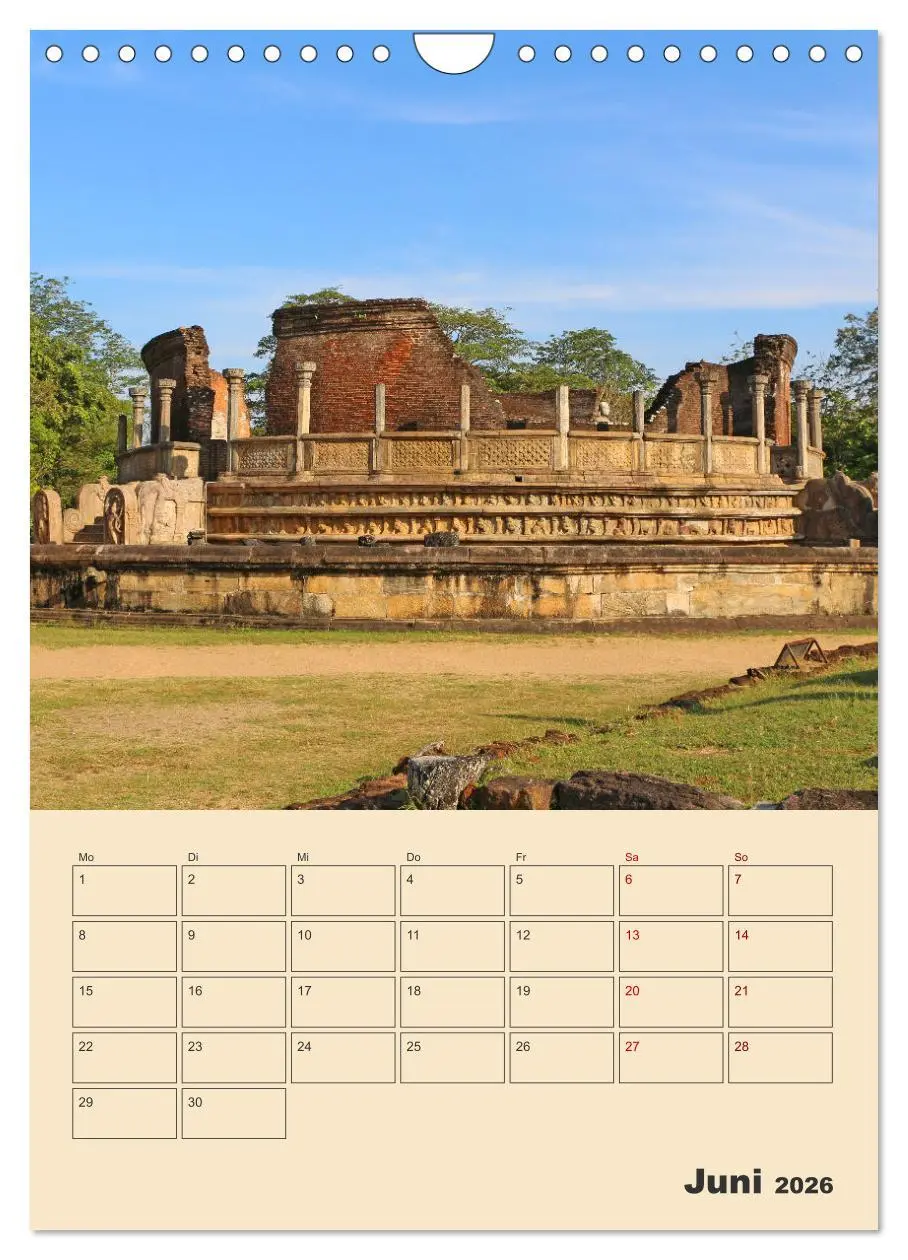 Bild: 9783516330083 | Sri Lanka - Terminplaner (Wandkalender 2026 DIN A4 hoch), CALVENDO...