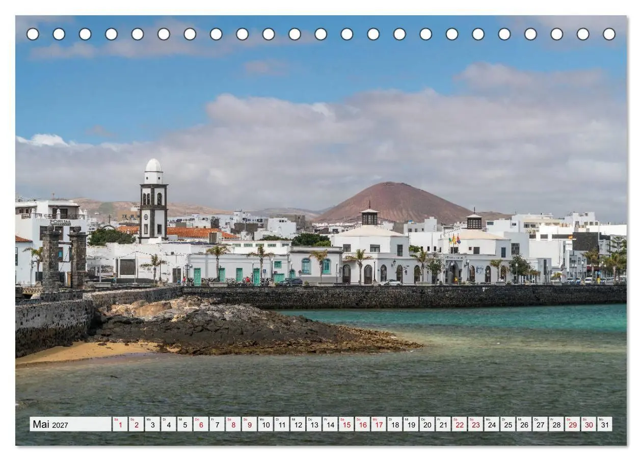 Bild: 9783569590083 | Kanarische Inseln - Lanzarote (Tischkalender 2027 DIN A5 quer),...